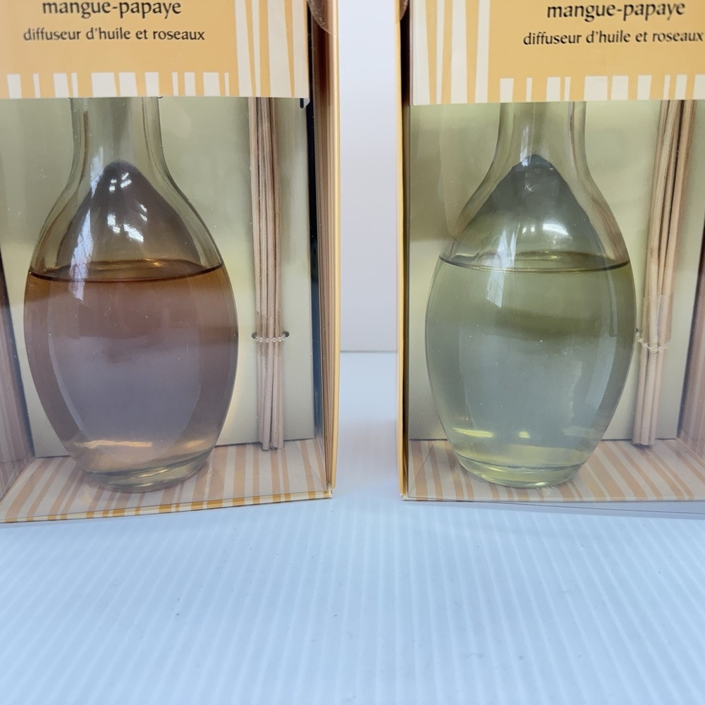 2 PIER 1 IMPORTS MANGO PAPAYA REED DIFFUSER 8 fl oz BRAND NEW/SEALED - Picture 2 of 5